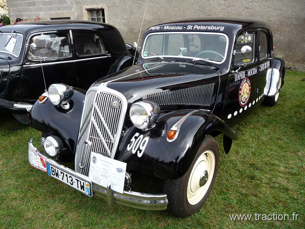 2014_Rustenhart (77).JPG - 34ème Randonnée Internationale des Vendanges organisée par le CVAAM, Traction 11 Commerciale de 1956